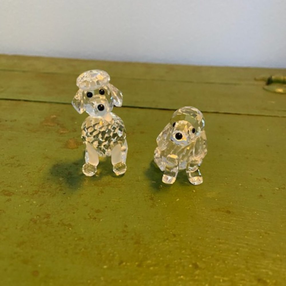 Swarovski Crystal Dogs (2 pcs)